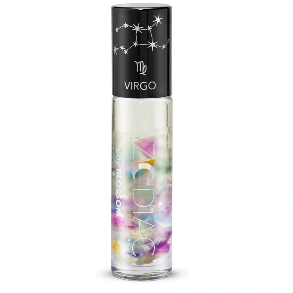 Zodiac by Blossom VIRGO Roll On Lip Gloss with Real Crystals